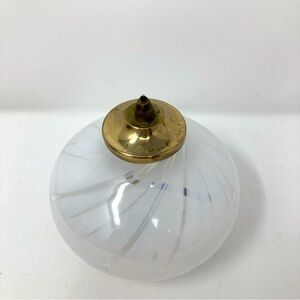 Small glass oil lamp in excellent condition